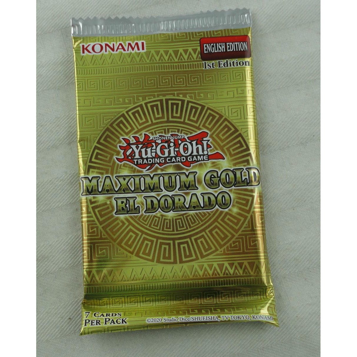 yugioh maximum gold el dorado rare cards Yu-Gi-Oh! CCG Maximum Gold El Dorado 7-Card Pack (Single) KON85536