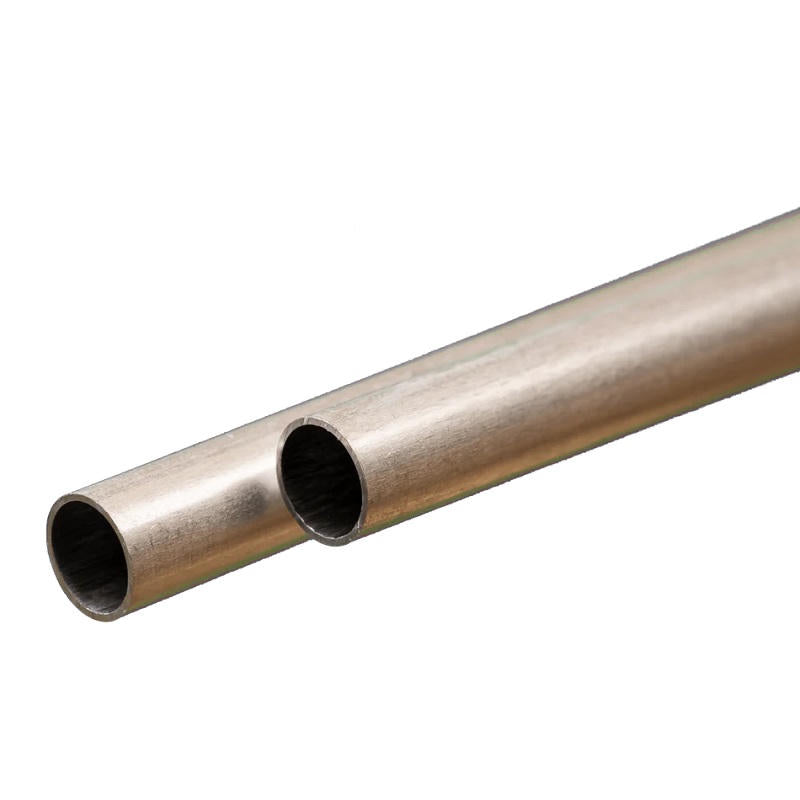Image of Round Aluminum Tube: 8mm OD x 0.45mm Wall x 300mm Long