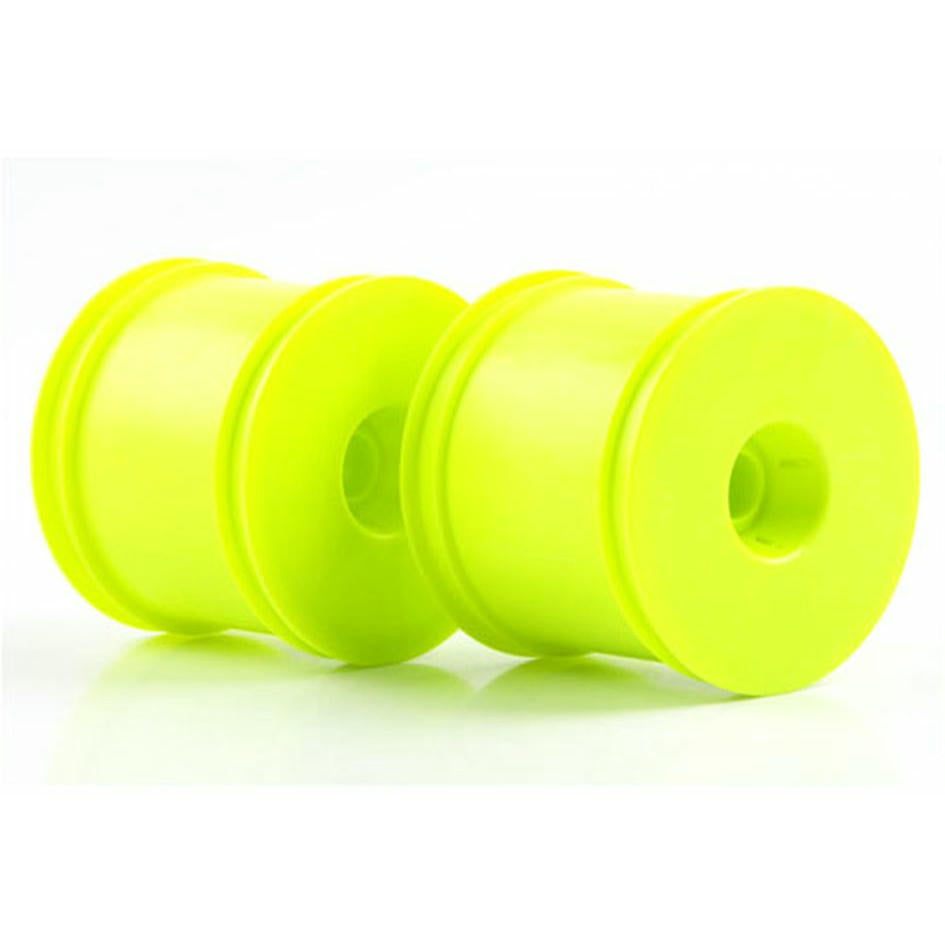 Image of Kyosho 2.2 Yellow Dish Truck Wheels (2pcs) Ultima RT5/RT6 KYOW5205Y