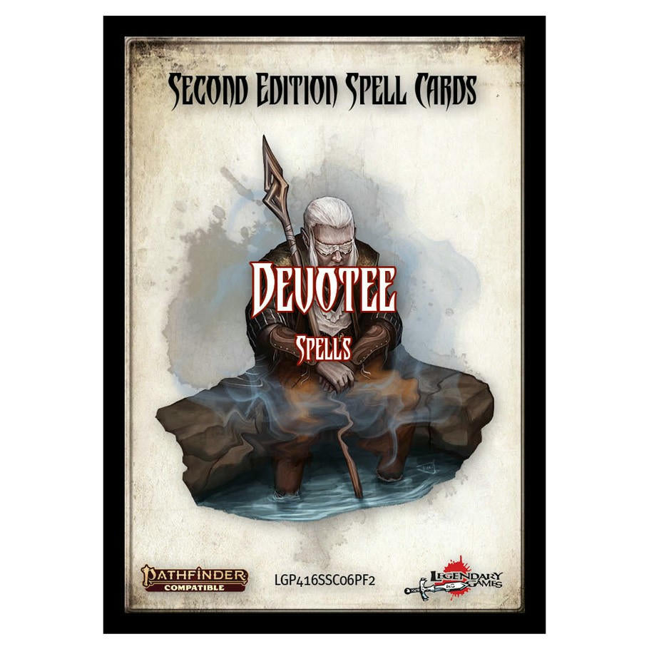 Image of Pathfinder 2nd Ed RPG Devotee Spell Cards LEG416SSC06PF