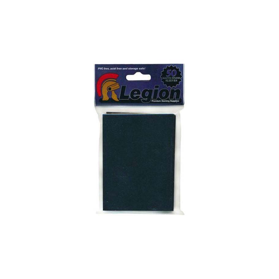 Image of Black Double Matte Standard Card Sleeves (50) Magic/Pokemon LGNBLKDMT