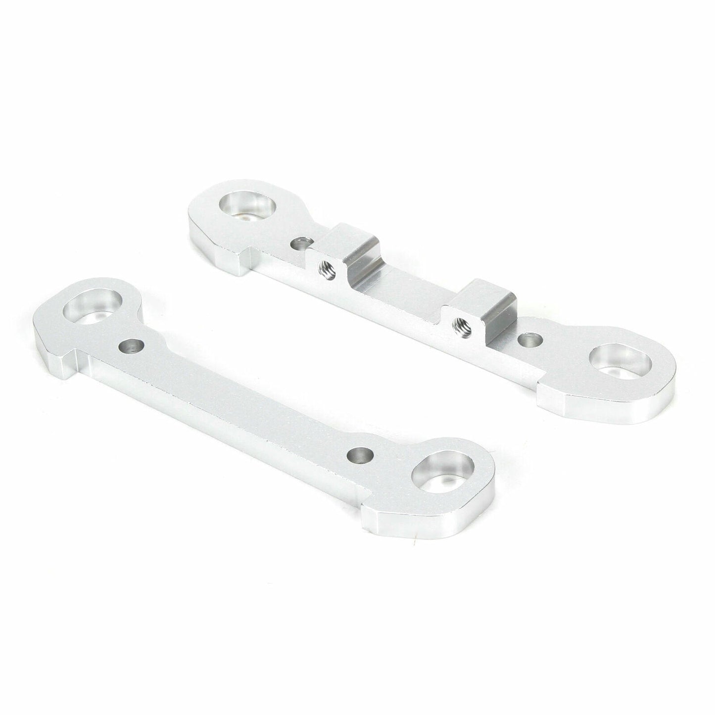 Image of Losi MXTL Silver Aluminum Rear Hinge Pin Braces LOS254029