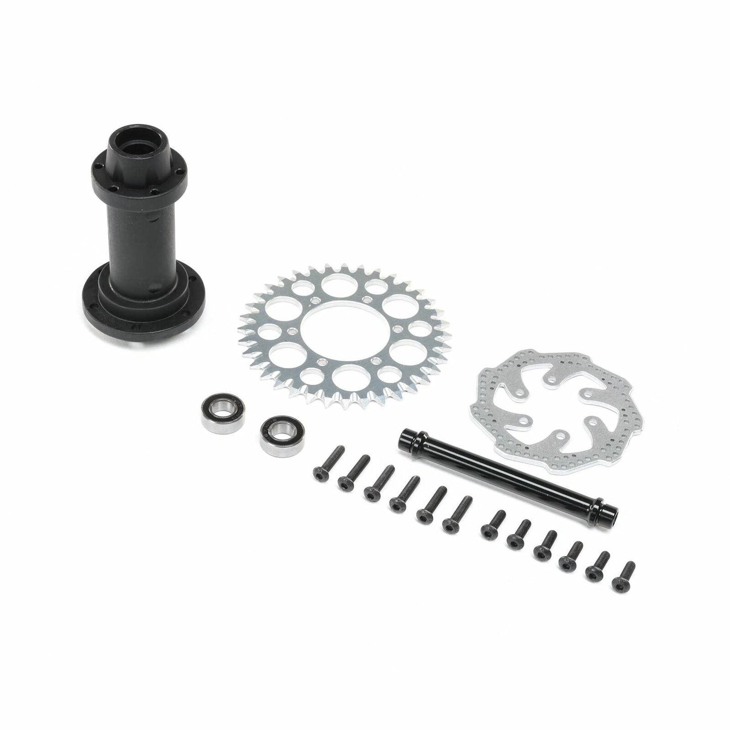 Image of Losi Promoto-MX Motorcycle Complete Rear Hub Assembly LOS262014 PM-MX