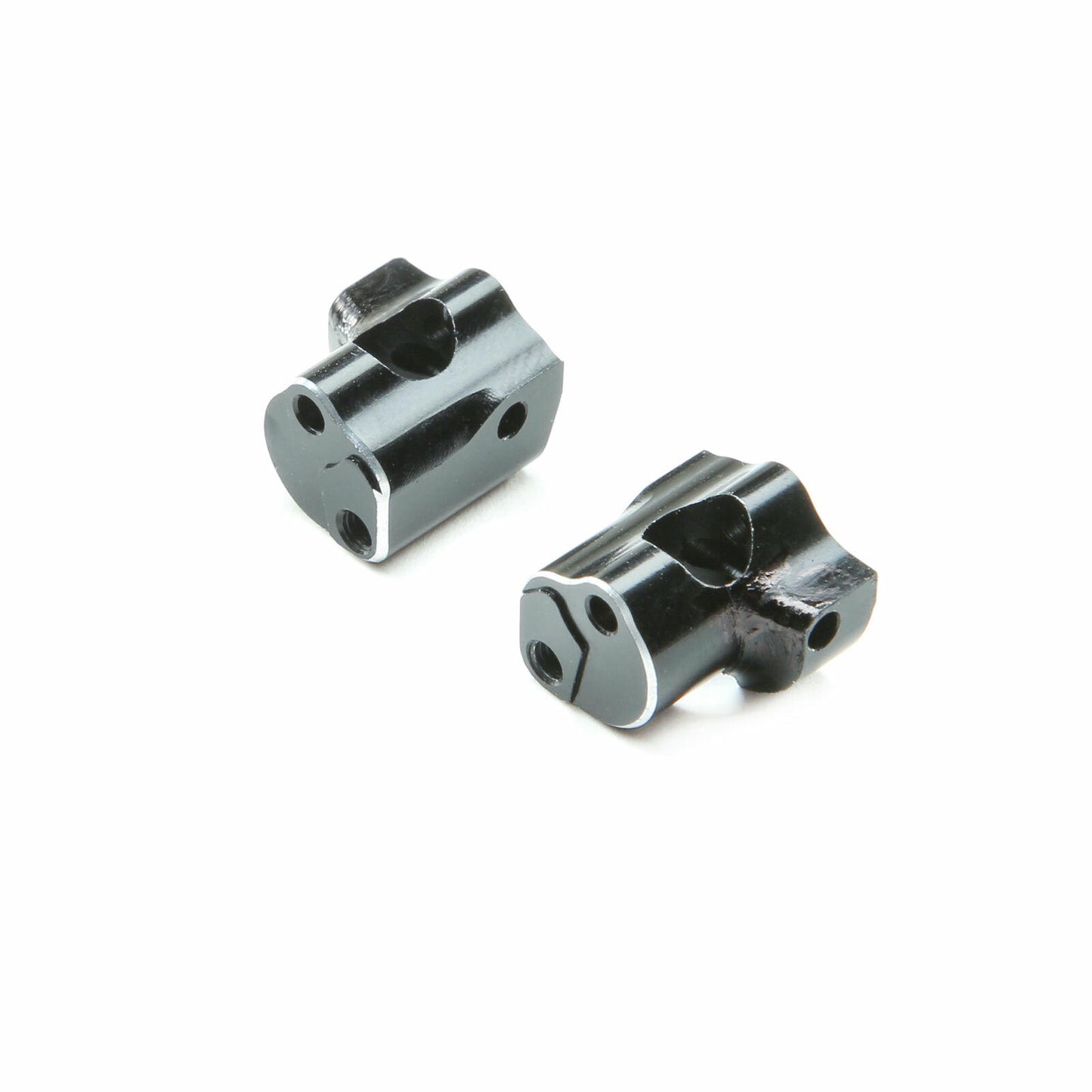 Image of Losi Mini-T 2.0 1/18th Scale Truck Black Alloy 0 Degree Caster Blocks LOS311003