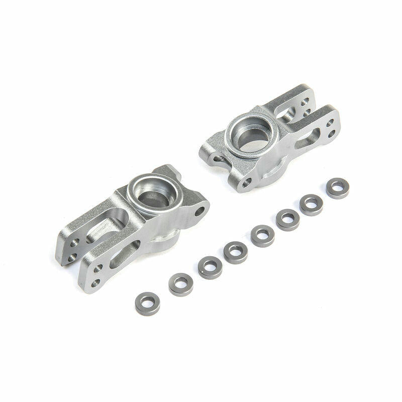 Image of Losi Tenacity Aluminum Rear Hub Carriers LOS334011 Alloy Hubs