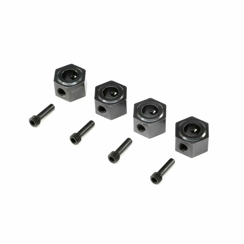 Image of Losi LMT Monster Truck 12mm Machined Aluminum Hex Wheel Hubs LOS243200