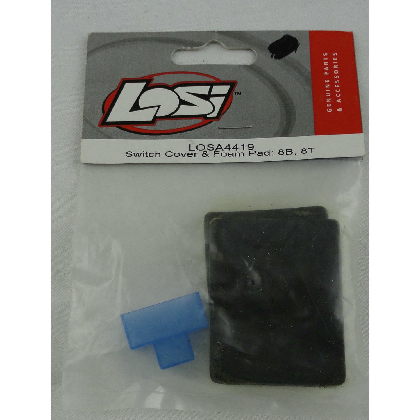 Image of Team Losi 8T / 8B Front Swich Cover & Foam Pad LOSA4419 8ight