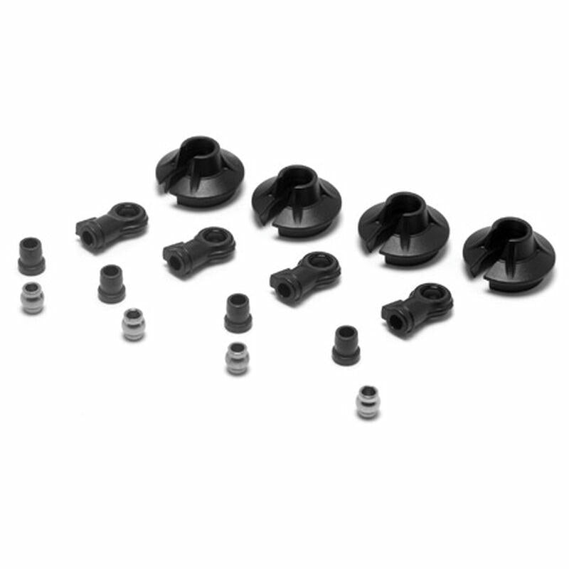 Image of Team Losi 15mm Shock Ends, Cups, Bushings 8B 2.0 LOSA5435