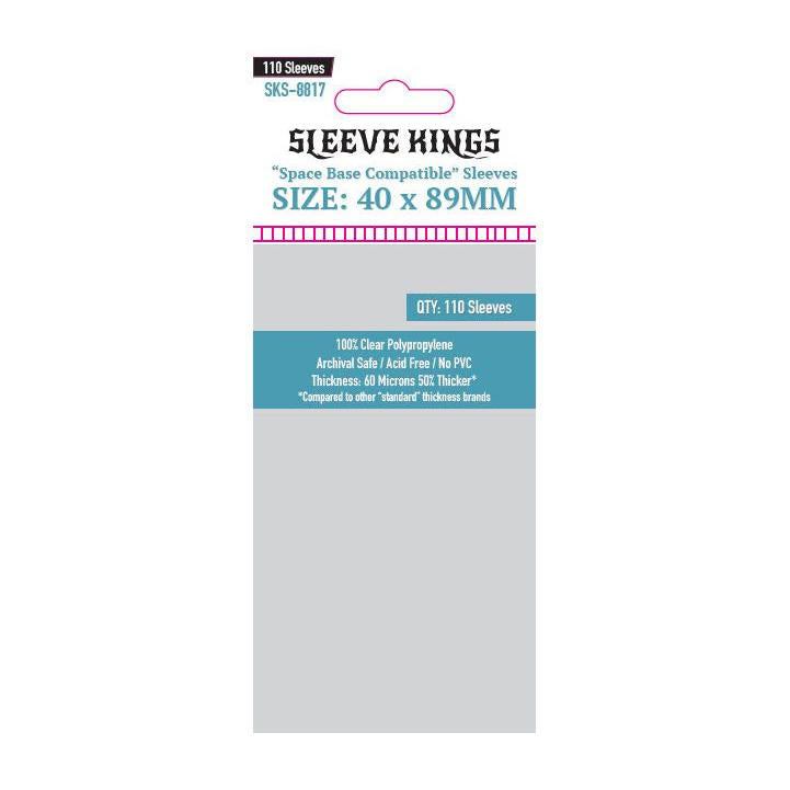 Sleeve Kings: Space Base Compatible Sleeves 40mm x 89mm (110)
