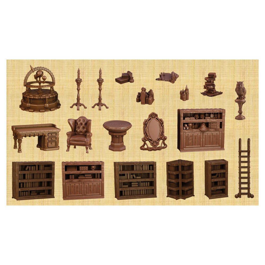 Image of Terrain Crate: Wizard's Study Miniatures Scenery Set by Mantic Games MGCTC105