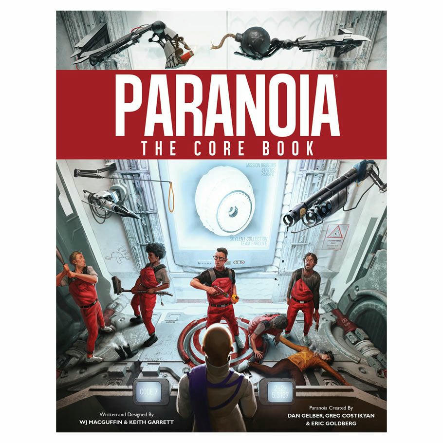 Image of Paranoia Rolep0laying Game RPG The Core Rulebook by Mongoose Publishing MGP15100