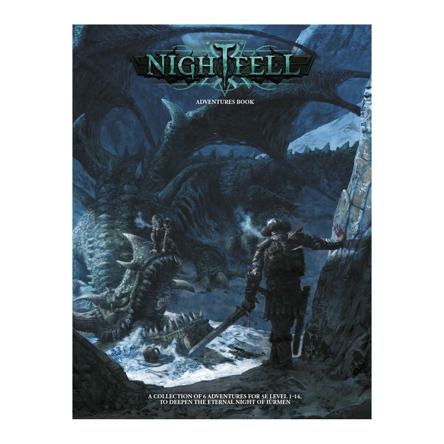 Image of Nightfell RPG (5E) Campaign Setting Adventures Book MPS10010 Mana Project