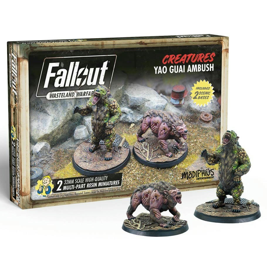 Image of Fallout Wasteland Warfare: Creatures: Yao Guai Ambush Expansion MUH052227