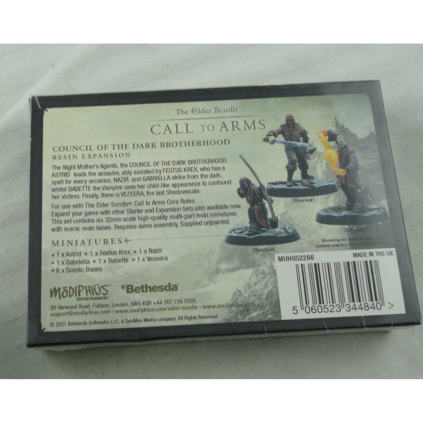 Image of The Elder Scrolls: A Call To Arms Council of the Dark Brotherhood MUH052266