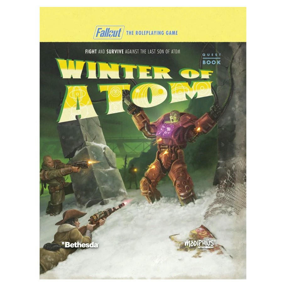 Image of Fallout RPG Roleplaying Game RPG Winter of the Atom Quest Book MUH0580202