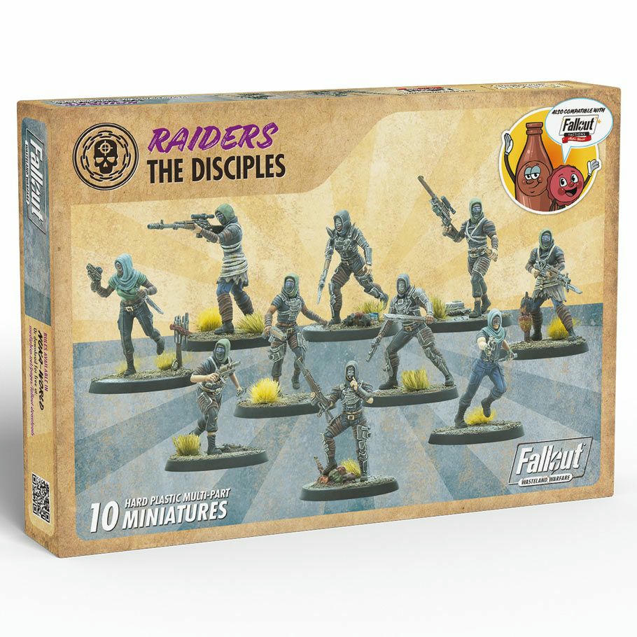 Image of Fallout Wasteland Warfare: Raiders - The Disciples Unpainted MUH107003