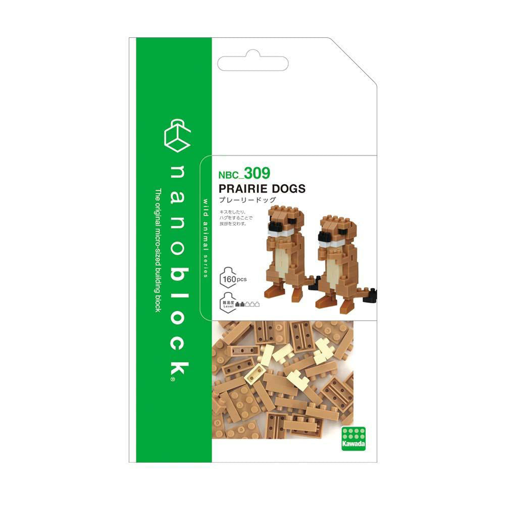 Image of Prairie Dogs Animals Nanoblock Collection Series