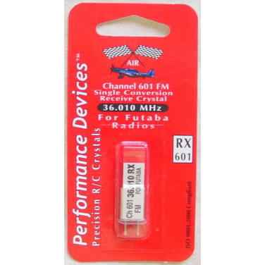 Futaba Single Conversion 36Mhz Receiver Crystal (Channel 601 - 36.010)