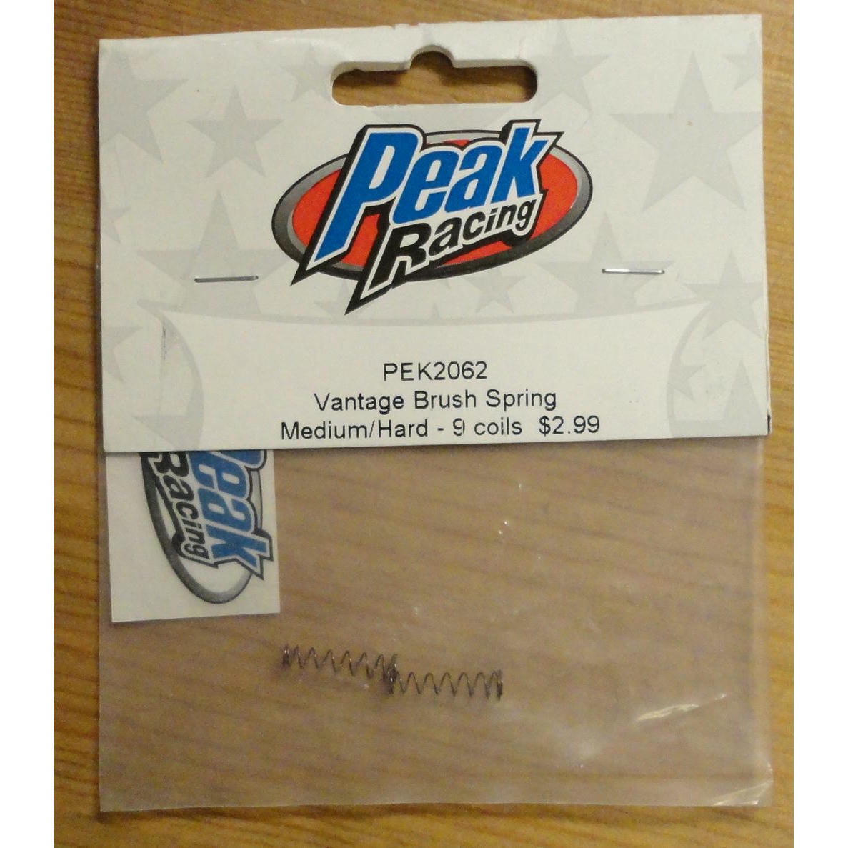 Image of Peak Racing Vantage Motor Brush Springs Med/Hard 9-Coil PEK2062