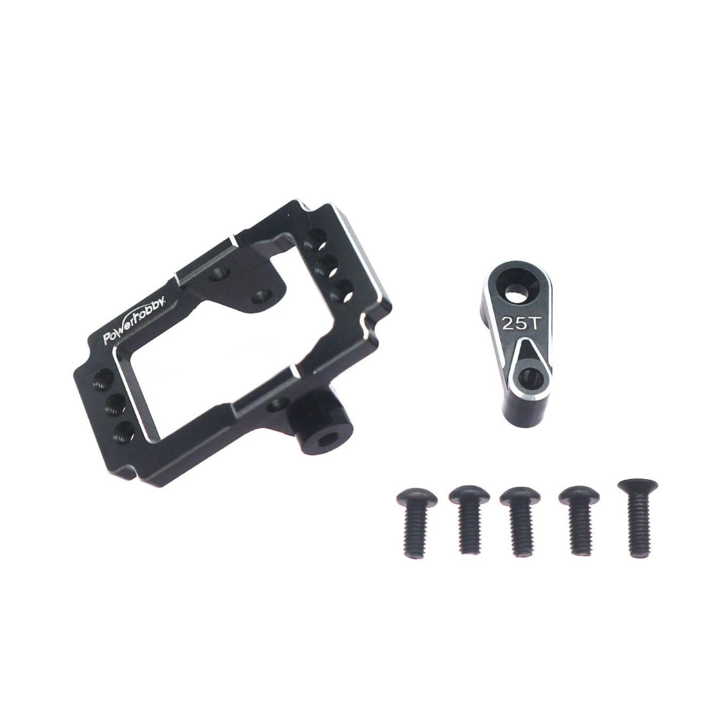 Image of Aluminum Servo Mount w/ Horn, fits 59MG Micro Servo, Traxxas