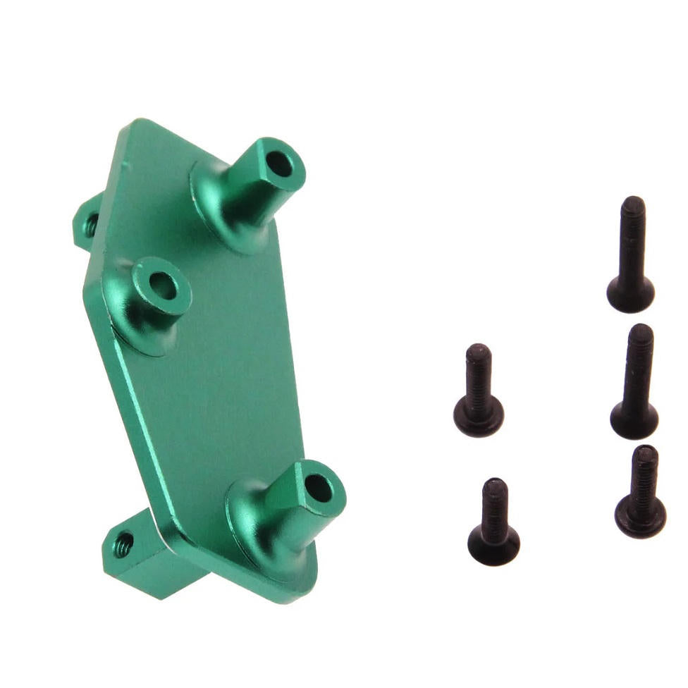 Image of Aluminum Upper 4-Link Mount, Green, for Losi Mini LMT