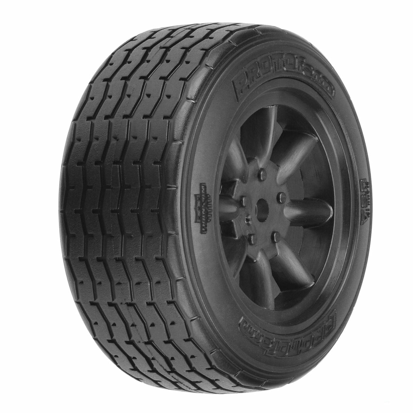 Image of Protoform VTA Vintage Class 26mm Front Touring Car Tires/Black Wheel 1014018 2pc