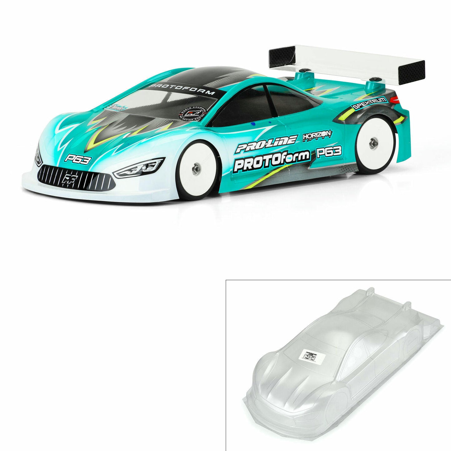 Image of Protoform 1/10th Pro-Lite P63 190mm Light Weight Clear Touring Car Body 1580-20