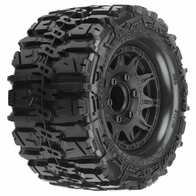 Image of Pro-Line BELTED Trencher 2.8 All Terrain Tires Mntd F-11 12mm Hex 10168-10