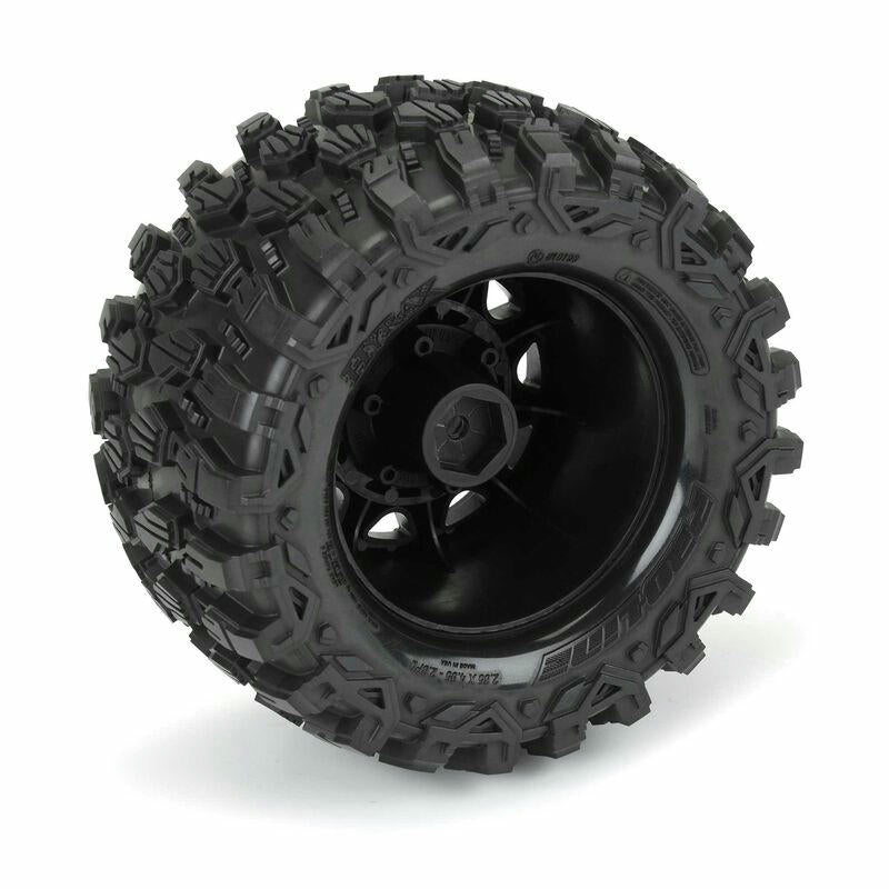 Image of Pro-Line 2.8 Hyrax Mounted All Terrain Tires Stampede 2WD/4WD 10190-10