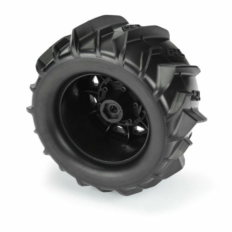 Image of Pro-Line 2.8 Dumont Mounted Paddle Sand/Snow Tires Stampede 2WD/4WD 10193-10