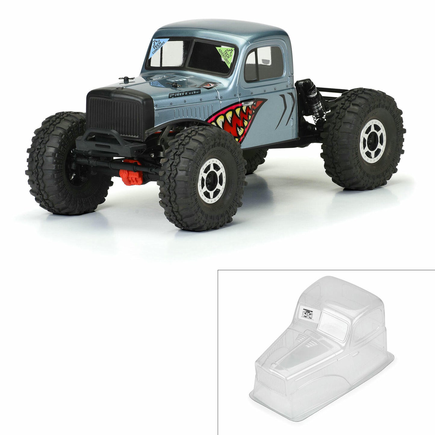 Image of Pro-Line Comp Wagon (Cab Only) Body for 12.3/313mm Wheelbase Rock Crawlers