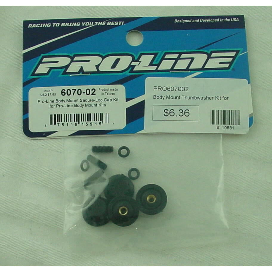 Image of Pro-Line Body Mount Secure-Loc Cap Kit for Pro-Line Body Mounts PRO6070-02