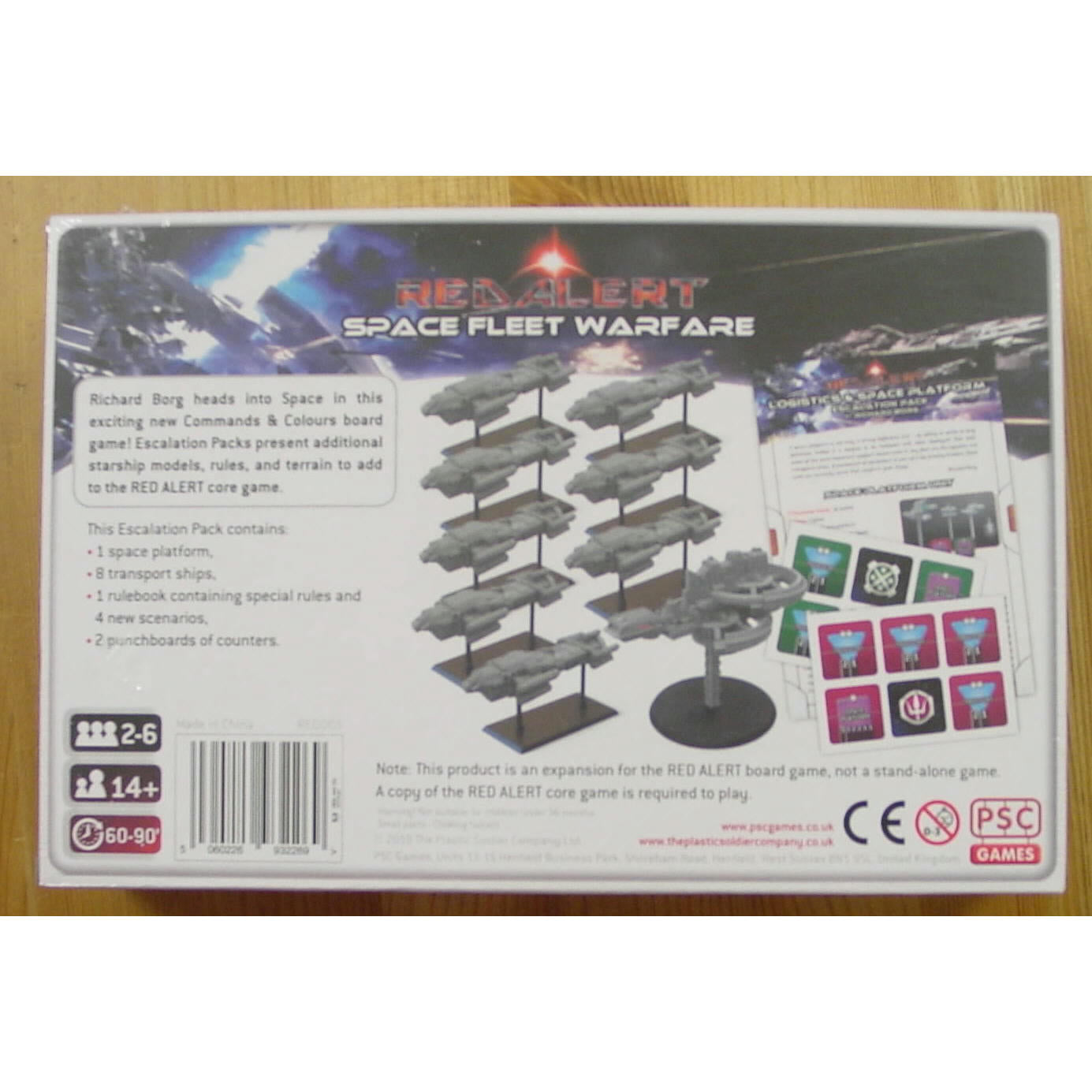 Image of Red Alert Space Warfare Board Game: Dreadnought Expansion Pack PSCRED004