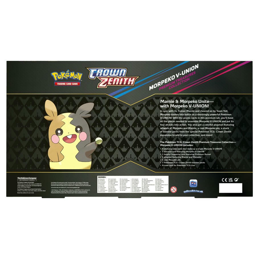 Image of Pokemon Crown Zenith Morpeko V-Union Premium Treasures Collection PUI290-85191