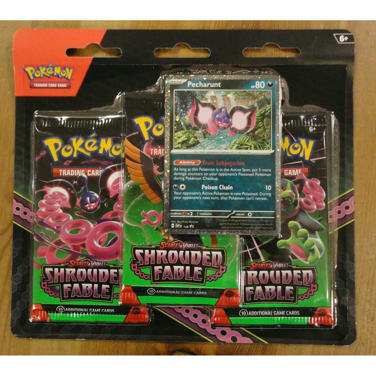 Image of Pokemon Scarlet & Violet Shrouded Fable 3-Booster Blister Pack PUI290-85999
