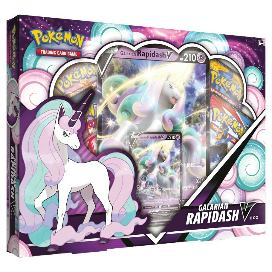Pokemon TCG: Galarian Rapidash V Box