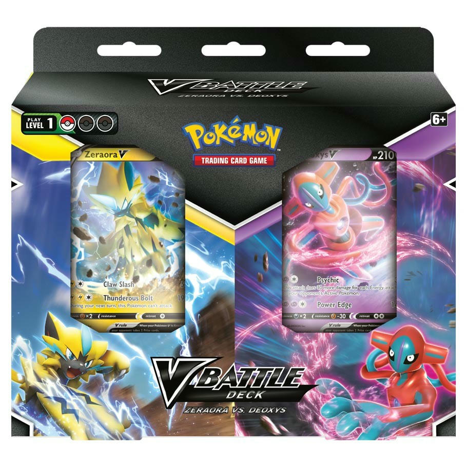 Image of Pokemon TCG Zeraora V & Deoxys V Battle Deck Bundle PUI29085087