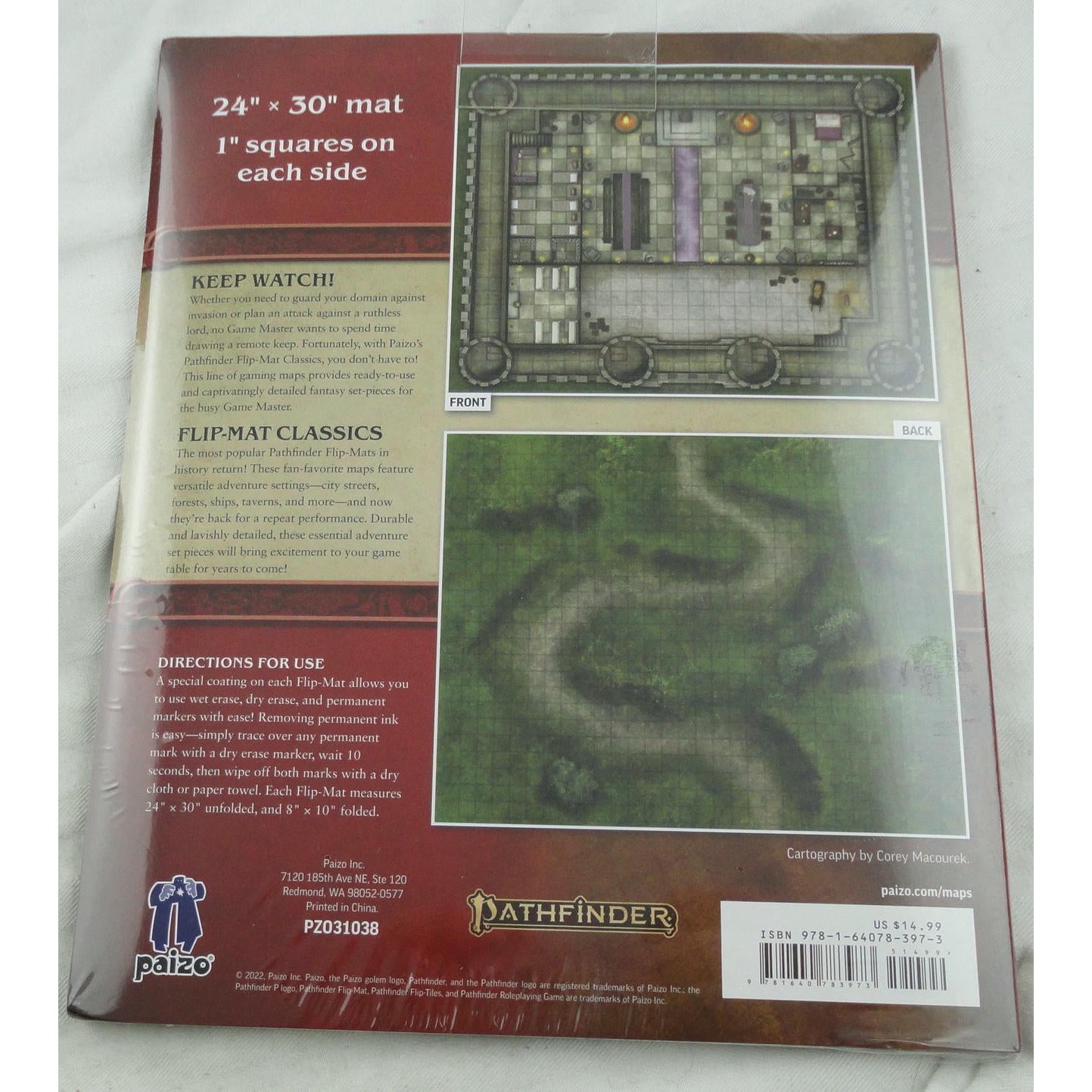 Image of Pathfinder Flip-Mat Classics Keep (24x30) By Paizo Publishing PZO31038