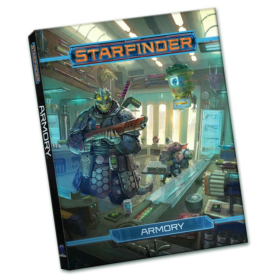 Image of Starfinder Sci-Fi Roleplaying Armory Sourcebook Paizo PZO7108-PE Pocked Edition
