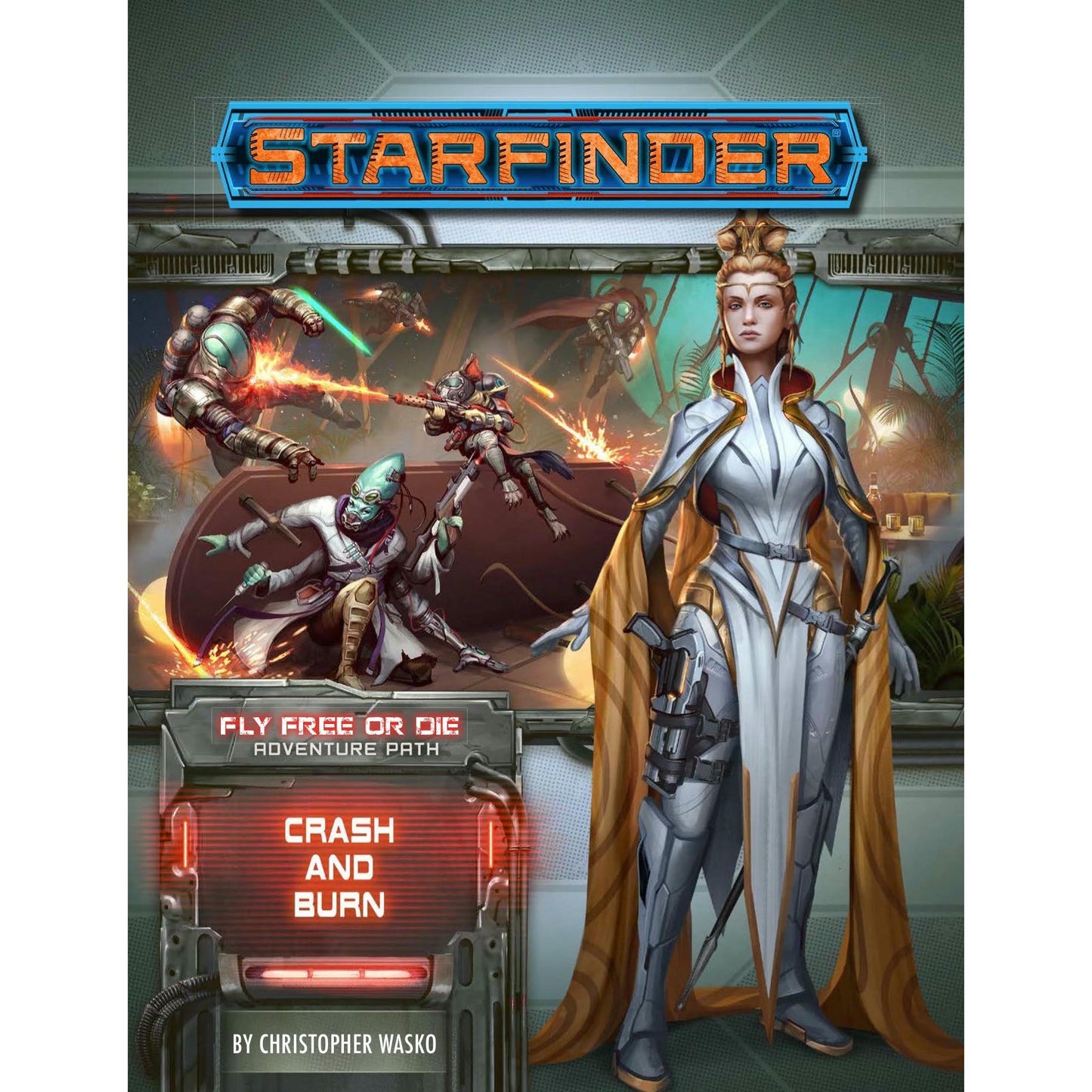 Image of Starfinder Sci-Fi RPG Fly Free or Die: Crash and Burn 5/6 Adventure Paizo 7238