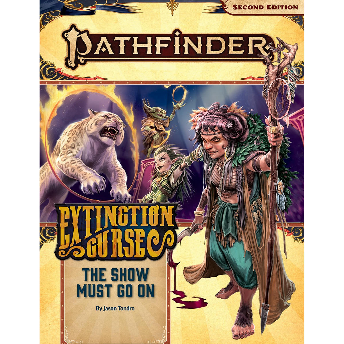 Image of Pathfinder 2E RPG The Show Must Go On Adventure Extinction Curse #1 PFRPG 90151