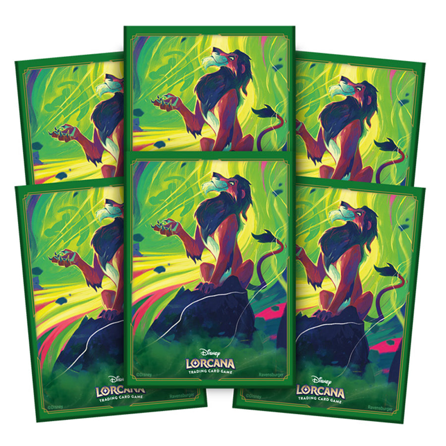 Disney Lorcana TCG: Azurite Sea - Card Sleeves, Scar
