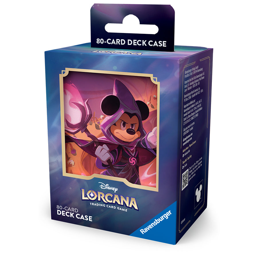 Disney Lorcana Reign of Jafar - Deck Box, Sorcerer Mickey