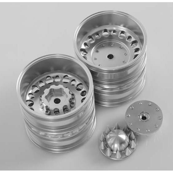 Image of Chaos Semi Truck Rear Wheels w/ Spiked Caps