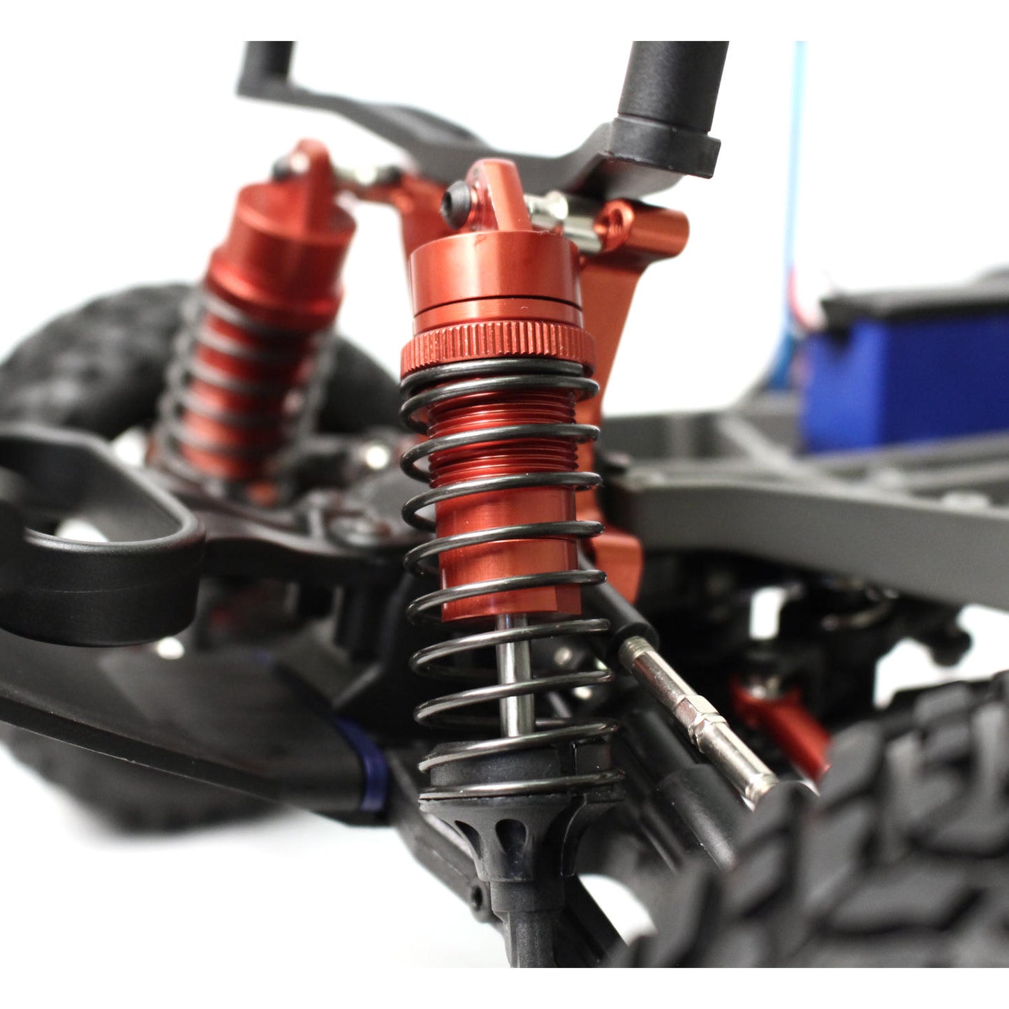 Image of Slash 2/4WD Aluminum Front Shock (pr) - Red