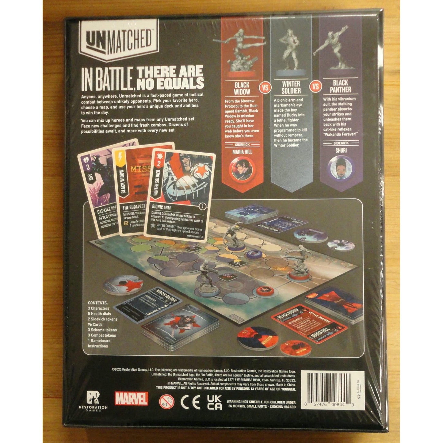 Image of Unmatched Board Game Marvel For King And Country Expansion Restoration Games