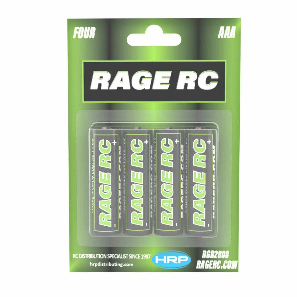 Image of Rage R/C AAA Alkaline Battery (4 pack) RGR2808 Batteries