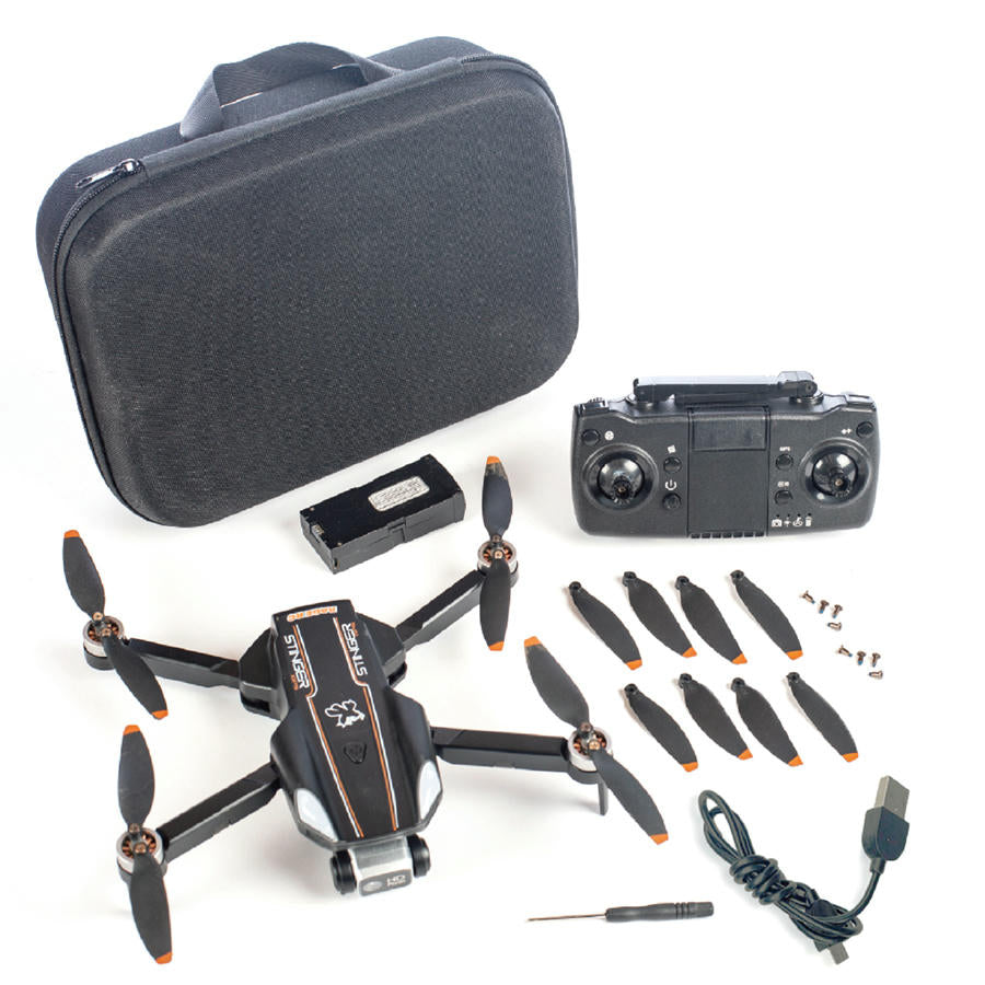 Image of Rage R/C Stinger GPS Wi-Fi 1080p FPV Ready-To-Fly Camera Drone RGR4450