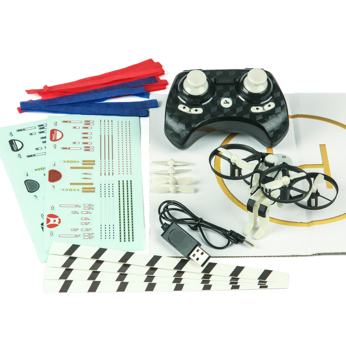 Rage RC Jetpack Commander Ready to Fly Multirotor, White