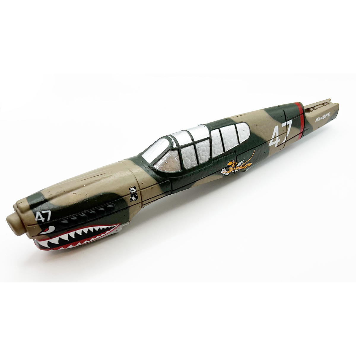 Image of Fuselage with Motor & Gearbox; P-40